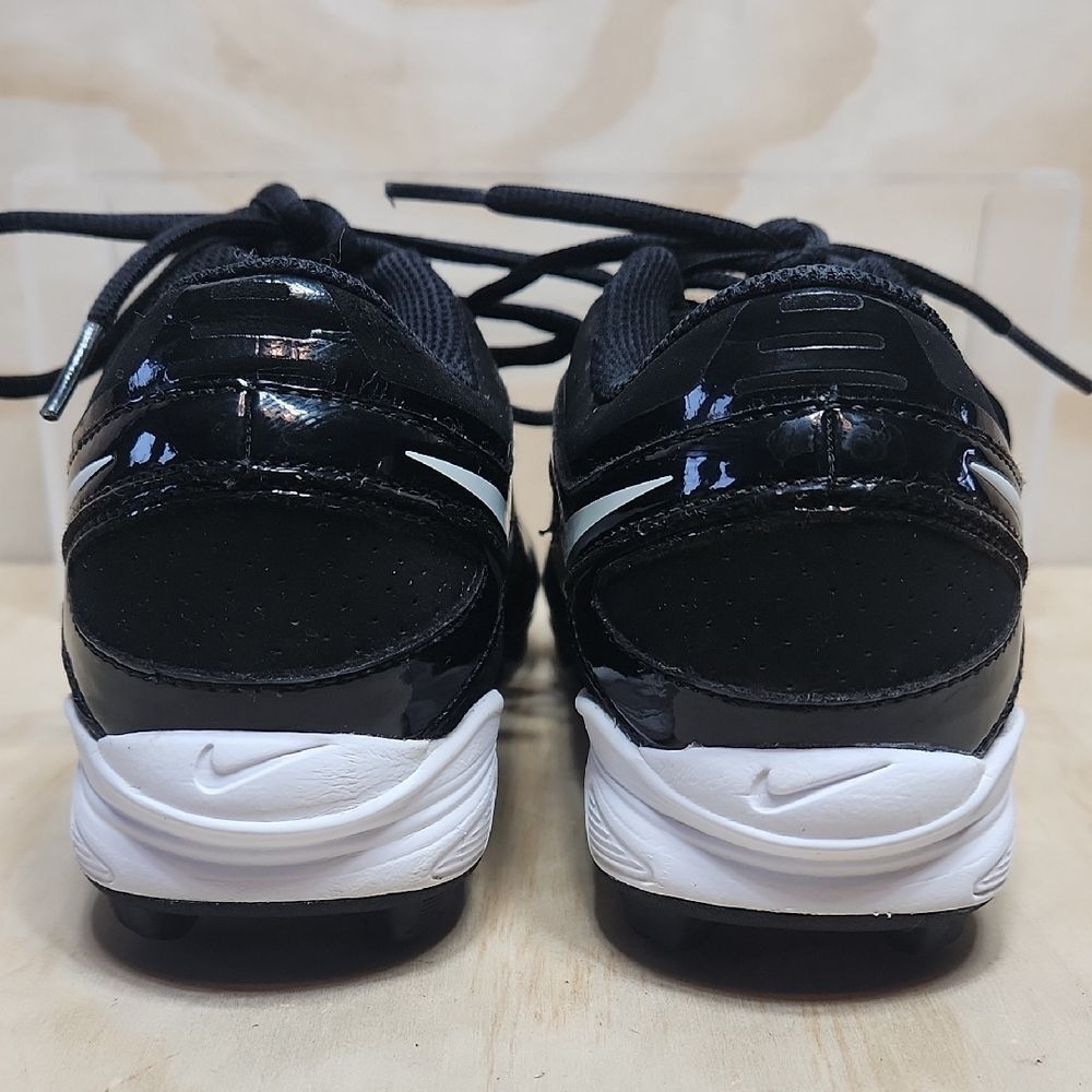Nike MVP Keystone Kids 3.5 Y Baseball Cleats Black White Softball Shoes - Picture 5 of 10